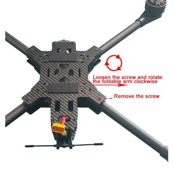 Foldable Multi Version Fiber Optic FPV Drone 15 Inch FPV Drone