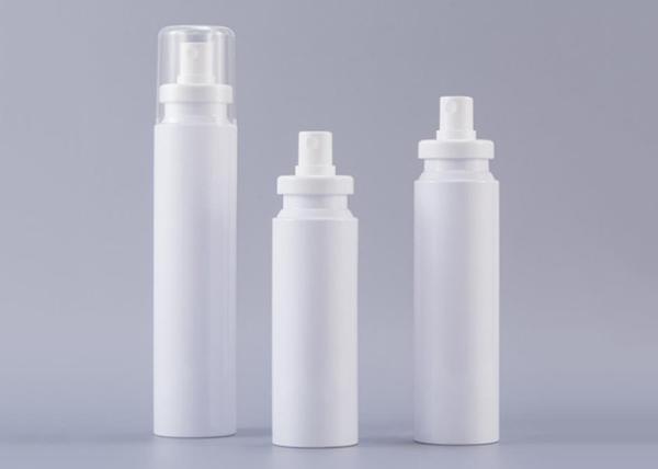 White Color Cosmetic Plastic Packaging Bottles With Sprayer Pump
