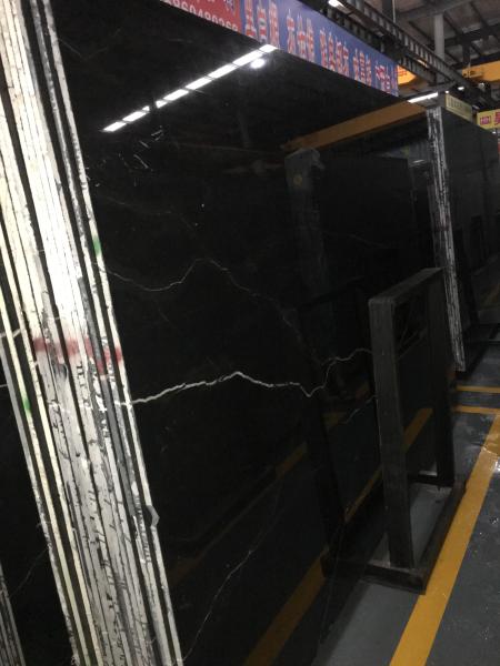 Nero Marquina Polished Natural Marble Tile Bathroom Marble Shower Floor Tile
