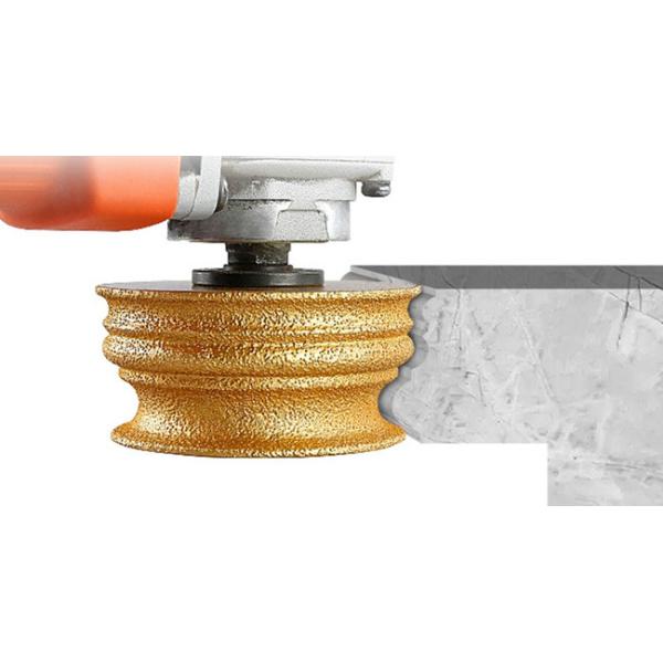 Deyi Marble Granite 75mm PCD Grinding Wheel Vacuum Brazed