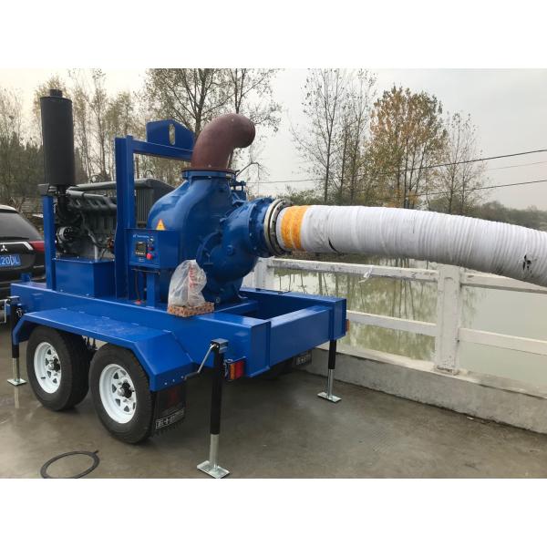 10 Inch Self Priming Diesel Engine Water Pump With Trailer Pump Manufacturers