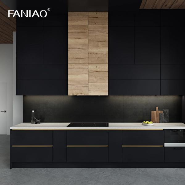 Kitchen Wood Melamine Kitchen Cabinet with DTC Hardware