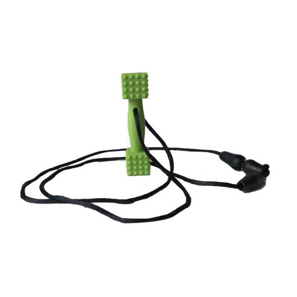 Hammer Shape Silicone Baby Teether Food Grade Soft Infant Chew Toy With Thread