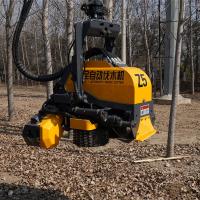 Cortador de madeira totalmente automático para escavadeira acessórios para equipamentos de construção