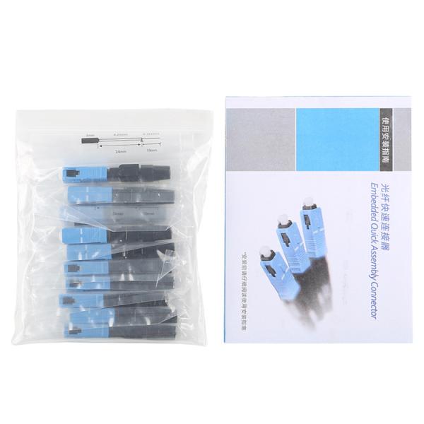0.2db SC FC FTTH  Fiber Optic Quick Connector For FTTH
