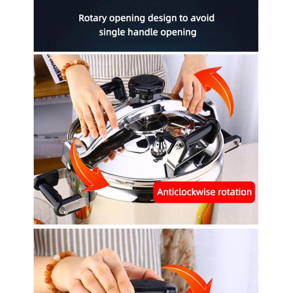 Герметическая электрическая кастрюля 30 до 44cm нержавеющей стали SUS304 устойчивые