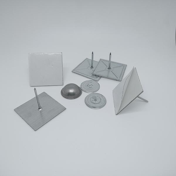 Factory Ventilation Duct Self Adhesive Insulation Stick Pins 0.3mm-0.5mm For HVAC System