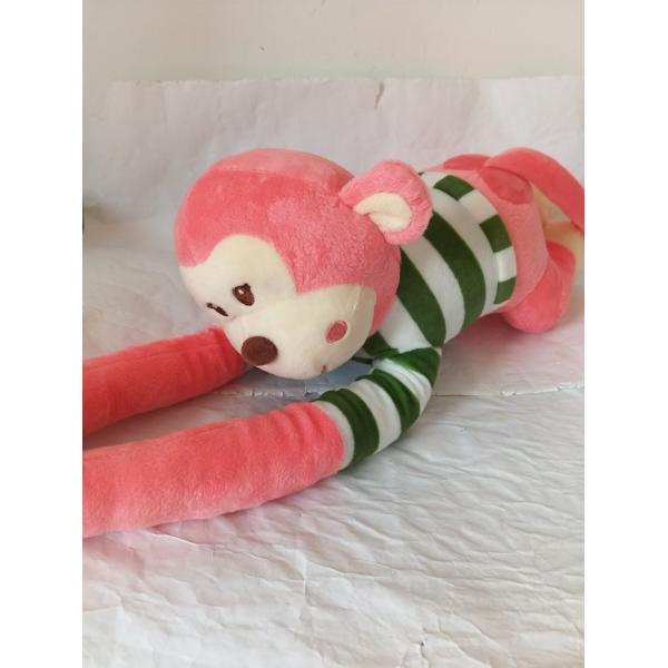 Plush toy stuffed monkey red curtain pendant holiday gift animal cartoon cute toy