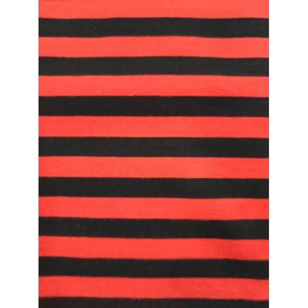 Противополоскательная и нелегко деформируемая мягкая хлопчатобумажная полосатая ткань для футболки