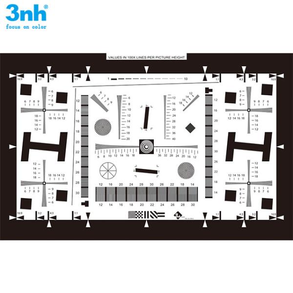 ISO12233 Standard Camera Resolution Test Chart 2000 Lines For TV Line 4x NQ-10-400A
