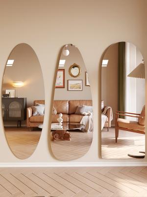 Irregular Frameless Full Length Mirror For Home Bathroom Living Room