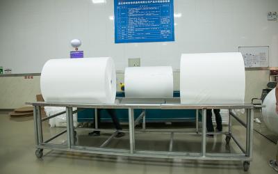 320cm 30g/M² Polyester Spunlace Fabrics for wet wiper