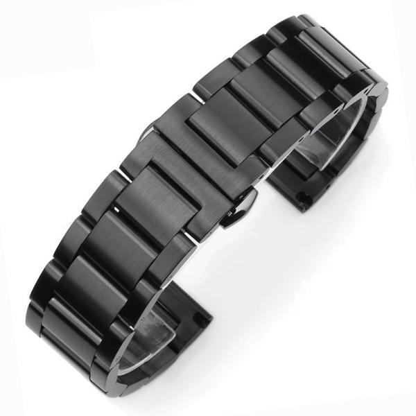 Sliver Chain Strap / Watch Band Replacement For Man Watch Logo Custom