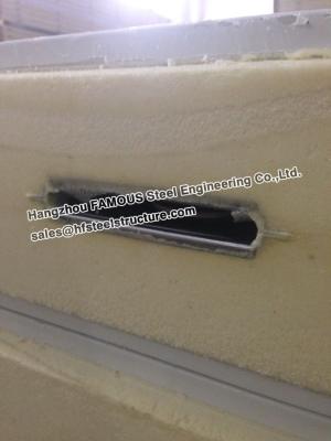 Caminhada industrial do poliestireno das salas frias da refrigeração da casa pré-fabricada em Coldroom