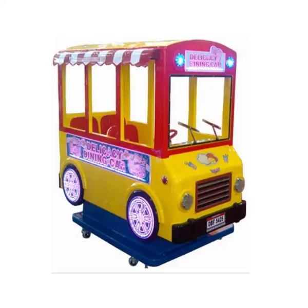 1180*600*610MM Dimensões Minibus Kids Ride com Operação de Moedas e US PLUG