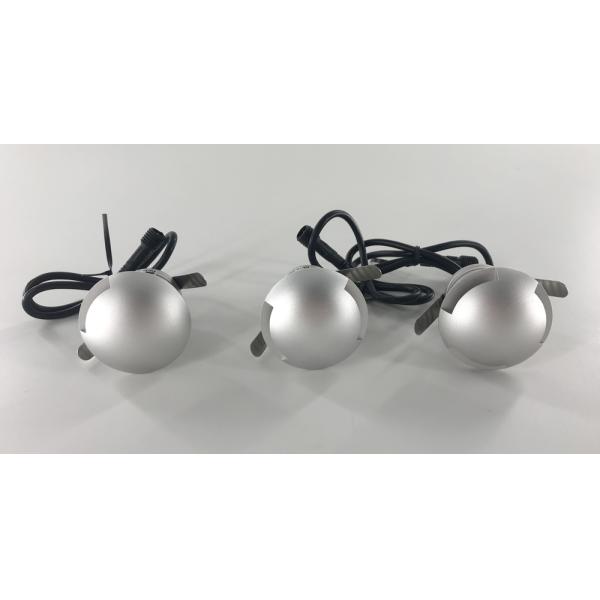 3W 6063 Алюминиевое серебро светодиодное подземное освещение 12в ландшафтное освещение RGB водонепроницаемое наружное светодиодное ночное освещение