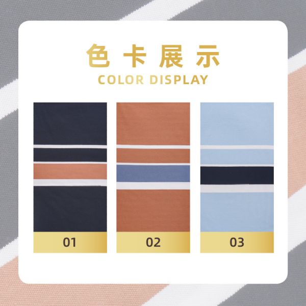 High Colorfastness, Durable Elastic And Stretchy Cotton Pique Fabric For Polo Shirt