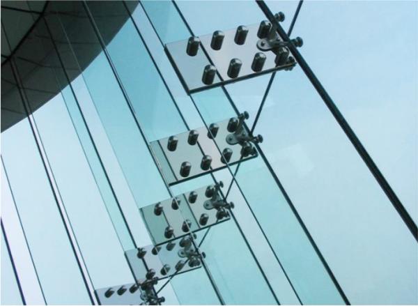 Unitized Aluminium Curtain Wall Systems Modern Facade Design For Commercial Mall