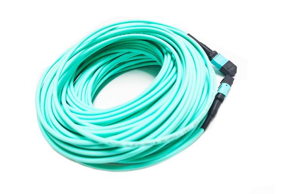 CATV 50/125 8 Core 10m MTP MPO Fiber Cable Multimode OM3