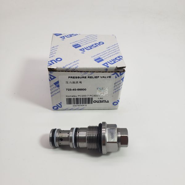 Excavator Pressure Relief Valve 723-40-56800 For KOMATSU PC200-7 PC300-7
