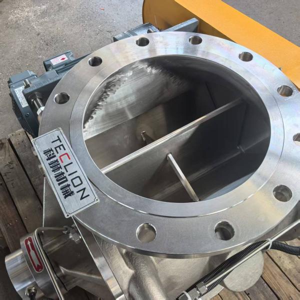 DN300 Caliber Pneumatic Conveying Powder Stainless Steel Rotary Feeder