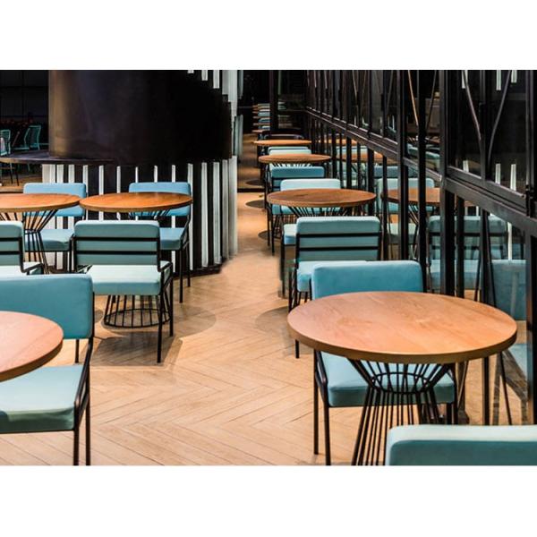 Non Slip Modern Metal Dining Chairs , Leather Dining Chairs With Metal Legs