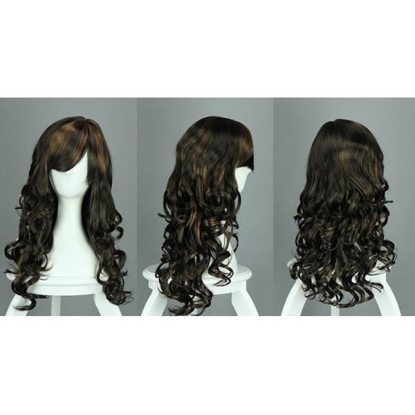 Sexy Full Wave Cosplay Party Long Synthetic Wigs For White Women SGS