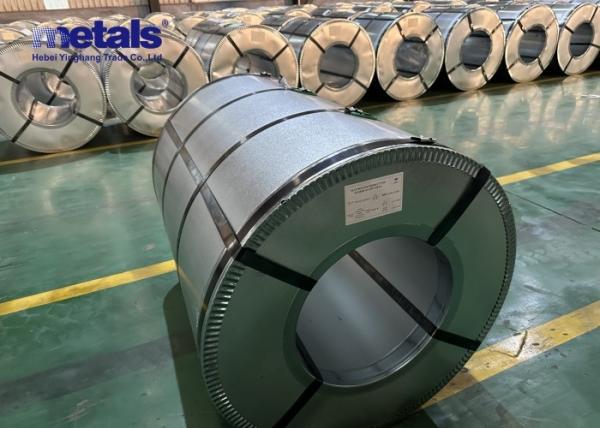 AZ150g 55% AL Aluzinc Galvalume Steel Coil Anti Finger Corrosion Resistance