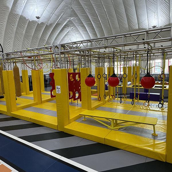 Eco-friendly Ninja Athletics Ultimate Indoor Playground With Ball Pit And Play Zone Equipment