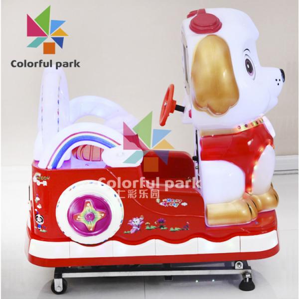Монетка собаки мультфильма привелась в действие Kiddie езда 100W усилила пластмассу с распределительным ящиком