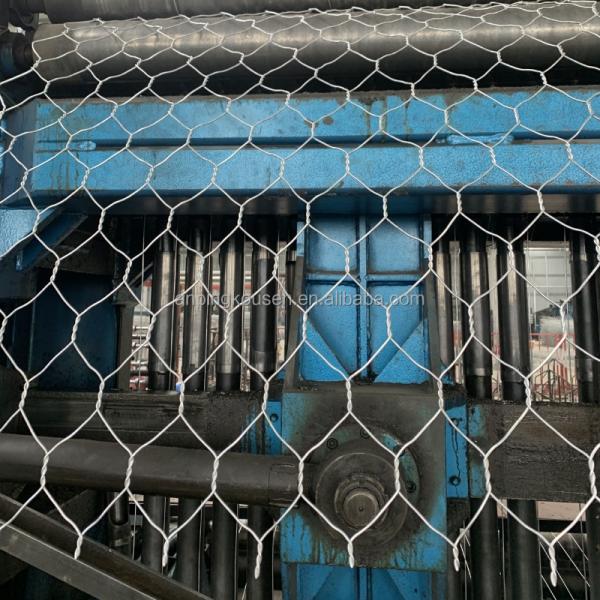 Шестиугольная проволочная сетка ПВХ покрытая габионная коробка для защиты берегов рек с оцинкованным габионом