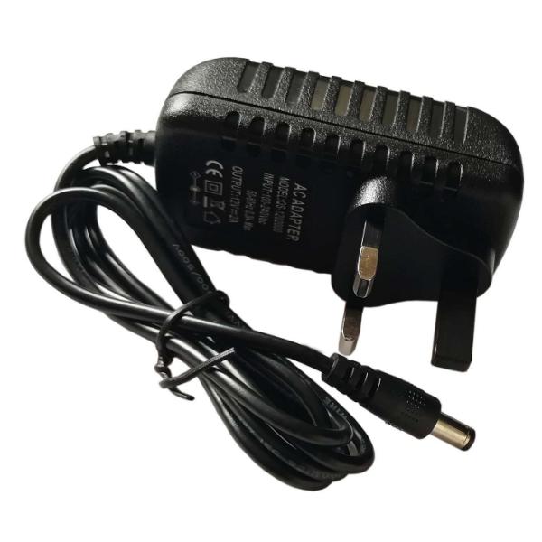 C-Power AC 100-240V DC 24V 0.65A Power Adapter with EU Plug and 85% Min Efficiency