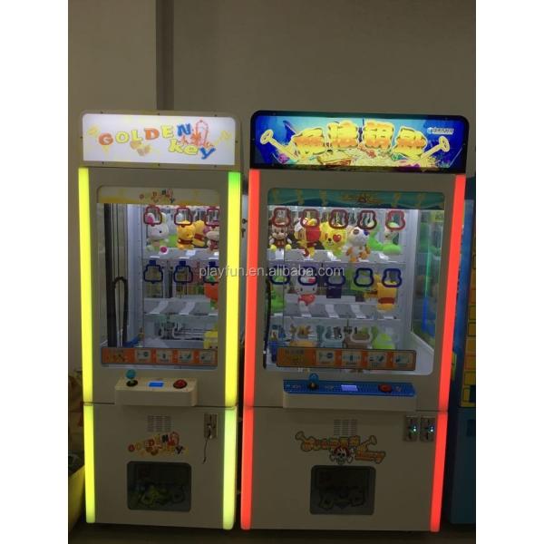 Key Master Game Machine with Bill Banknote and Coin Acceptor Shoe Phone Gift Out Prize Present Vending Machine