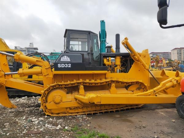                  Perfect Working Condition Middle Bulldozer Shantui SD32, Used China Famous Brand Shantui Crawler Tractor SD32 SD16 SD22 on Promotion             