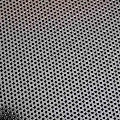 SS304 Perforated Wire Mesh Perforated Stainless Steel Mesh Abrasion Resistance
