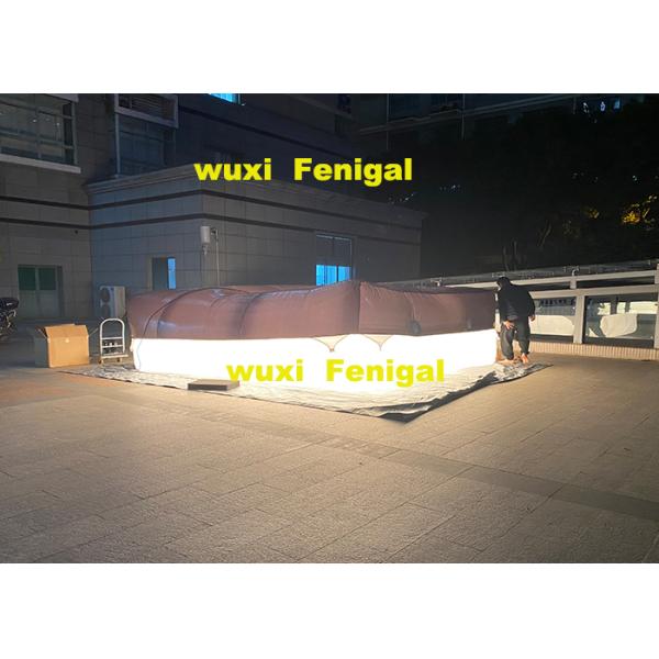 15ft*6.5ft Film Lighting Balloon Dimmable Double Color Temperature Helium Cube