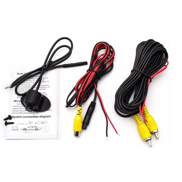 Small Car Reversing Hidden Camera CMOS 480 TV Lines Resolution Wide Angle
