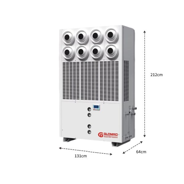 5HP 7HP 10HP 12HP 15HP Jet Stream Type Evaporative Cooling Energy-Saving Air Conditioner Industrial Standing Air Condition