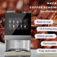 Numérisez le code QR de la machine à café à commande automatique à écran tactile