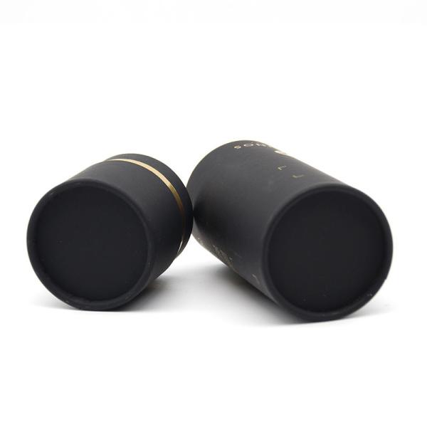 Cylinder Kraft Cardboard Tube Gift Box , Round Kraft Paper Tube With Embossing Stamping