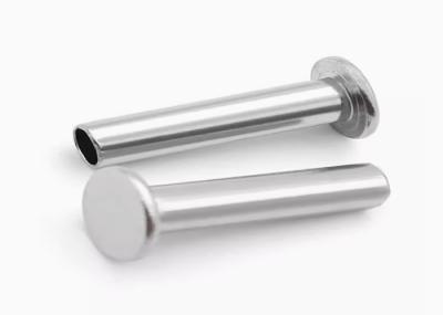 12.9 Carbon Steel Metal Rivet Zinc Plated Flat Head Semi Tubular Rivet DIN7338