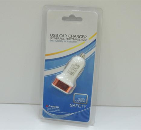 Hot Selling 2-port USB Car Charger, for iphone 6 Portable Charger, Car charger