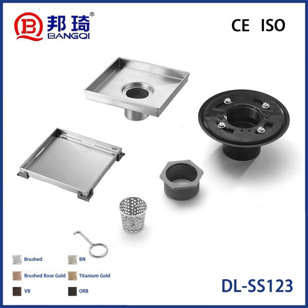 BQ-123 American Stainless Steel Floor Drain