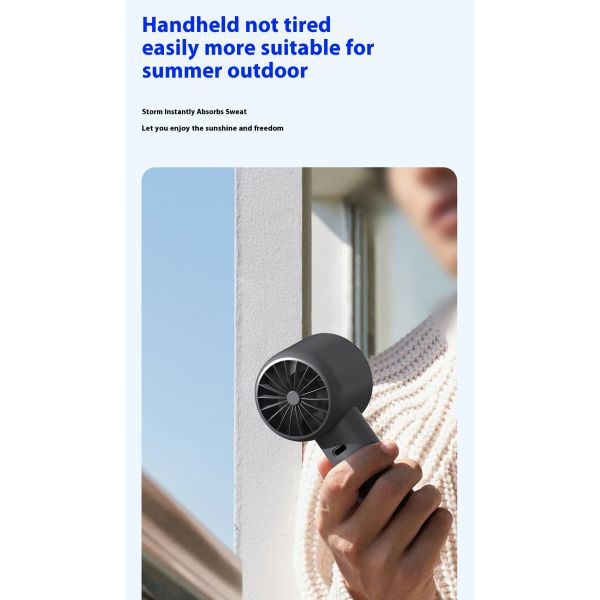 Mini Handheld Portable Fan With Rechargeable Battery Split Air Conditioners Outdoor Use