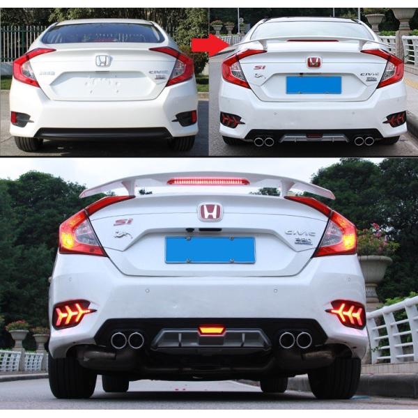 Sport Style Front Bumper Diffuser Auto Body Kits for HONDA New Civic 2016 2018