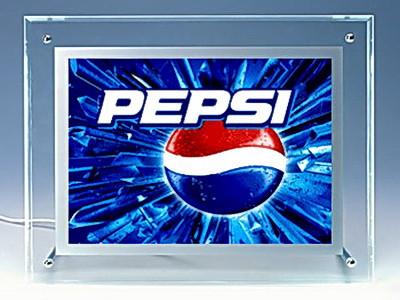 Super Slim 8mm acrylic led advertising light box indoor hanging