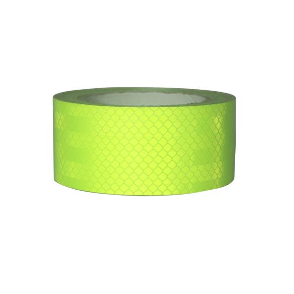 Fluorescent Yellow Green Reflective Tape Adhesive 3M for Truck Crystal Reflectors