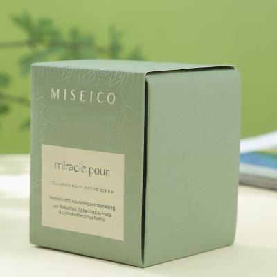 Boîte de carton personnalisée pour les cils de vison de marque privée et la bouteille de pulvérisation de parfum