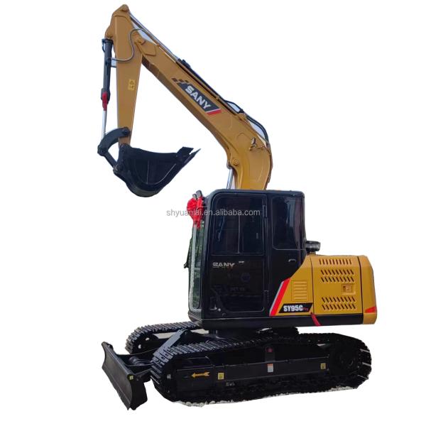 Haute efficacité de travail utilisée Sany Excavator SY95C avec pompe hydraulique originale 9000 KG