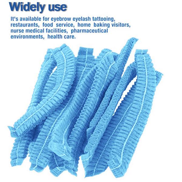 Disposable Nonwoven Medical Bouffant Cap 19'' 21'' 24''
